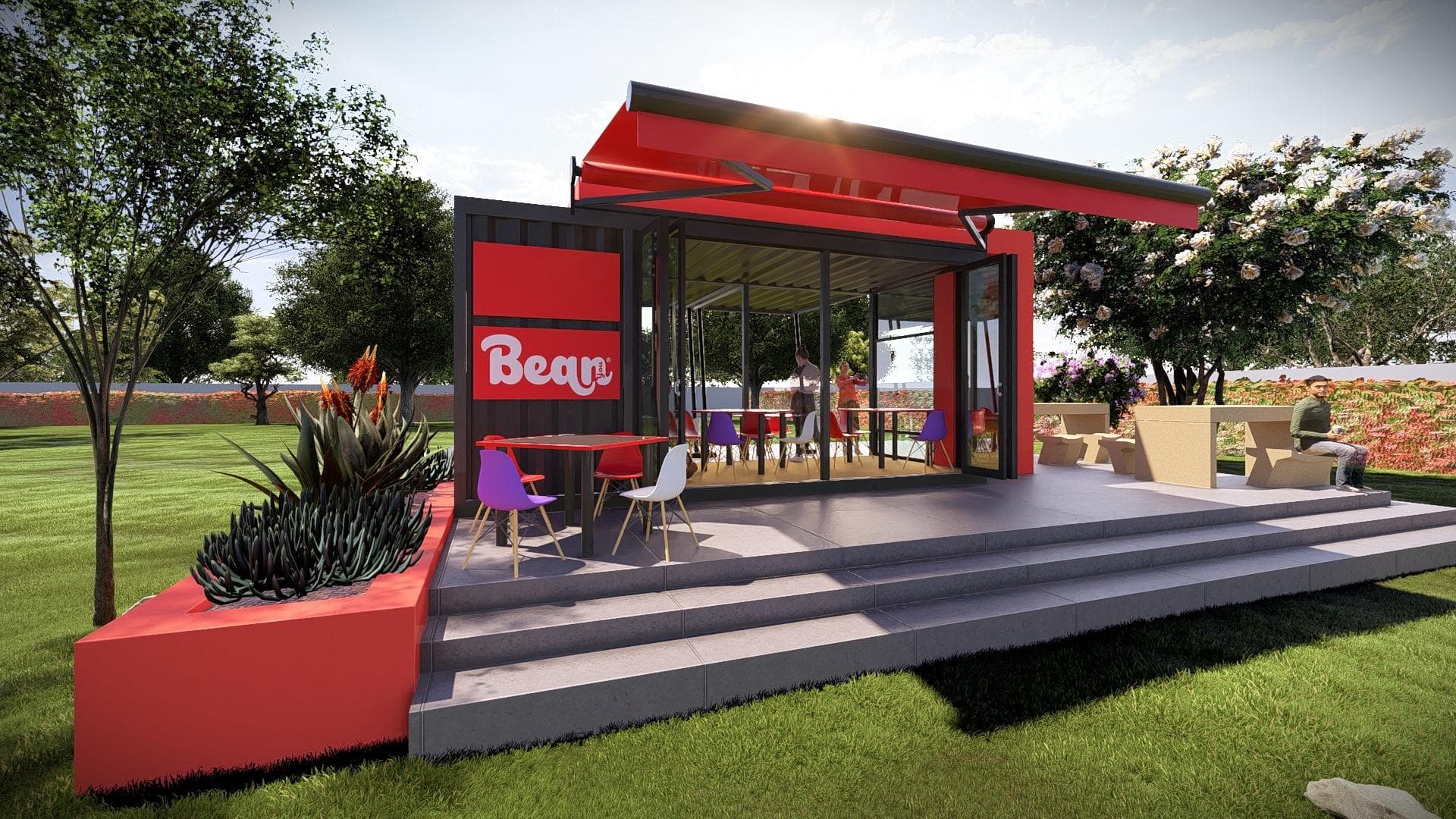 Bean You® café — facade